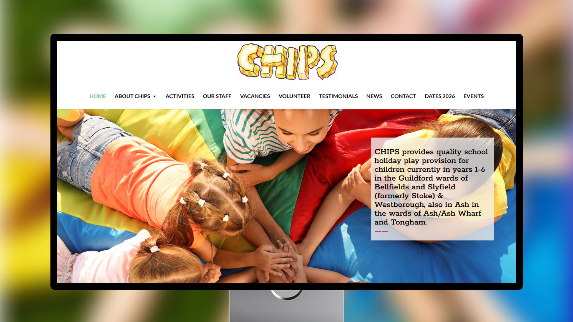 Chips Holiday Playscheme website
