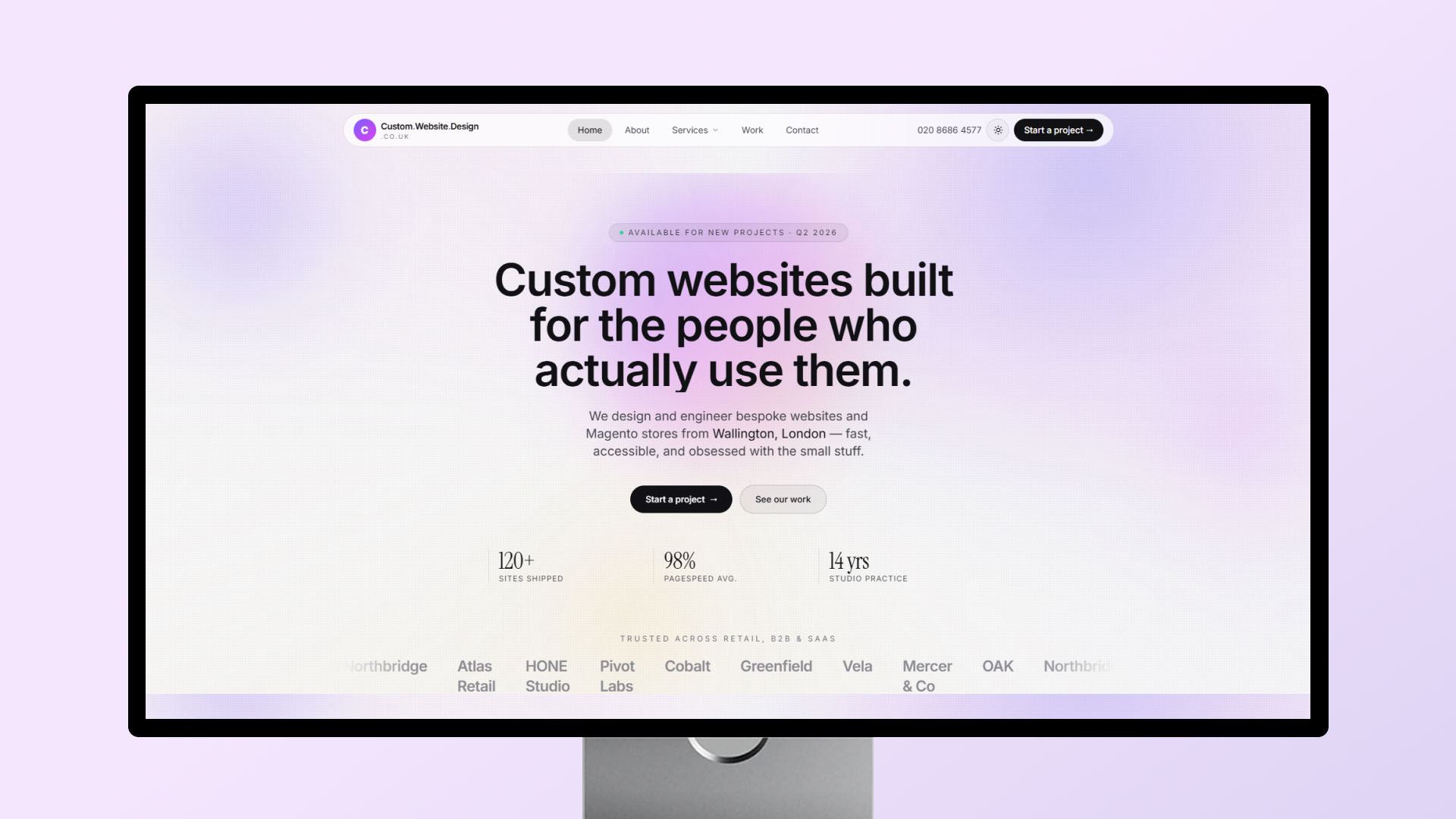Custom Website Design website