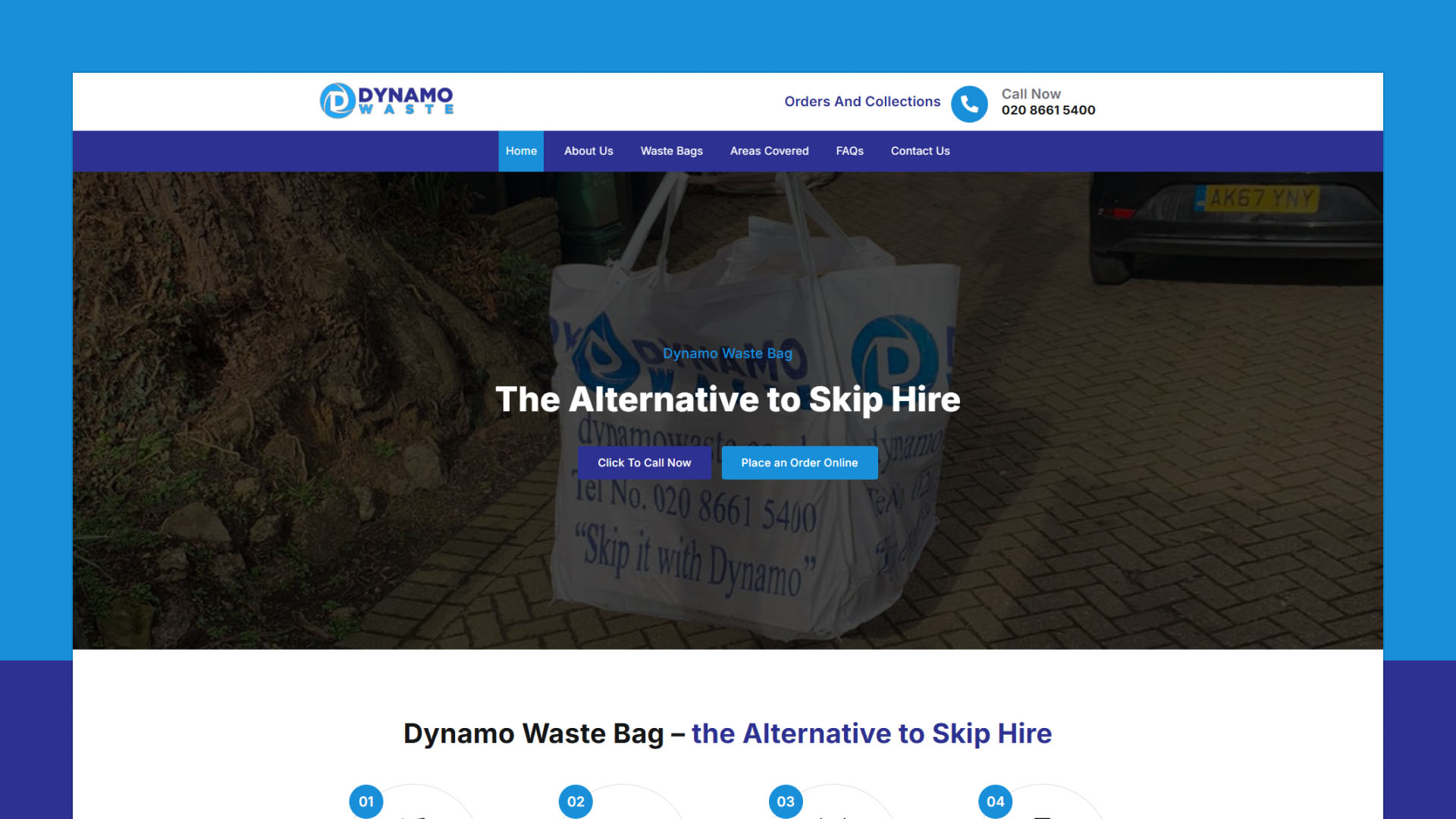 Dynamo Waste website