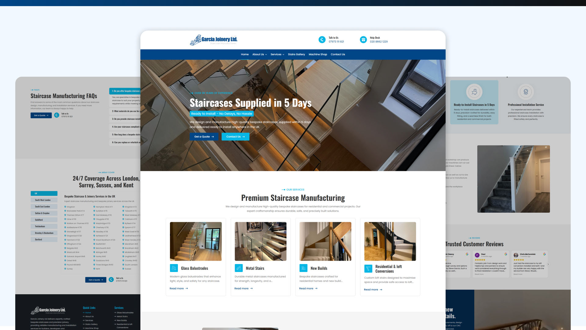 Garcia Joinery website