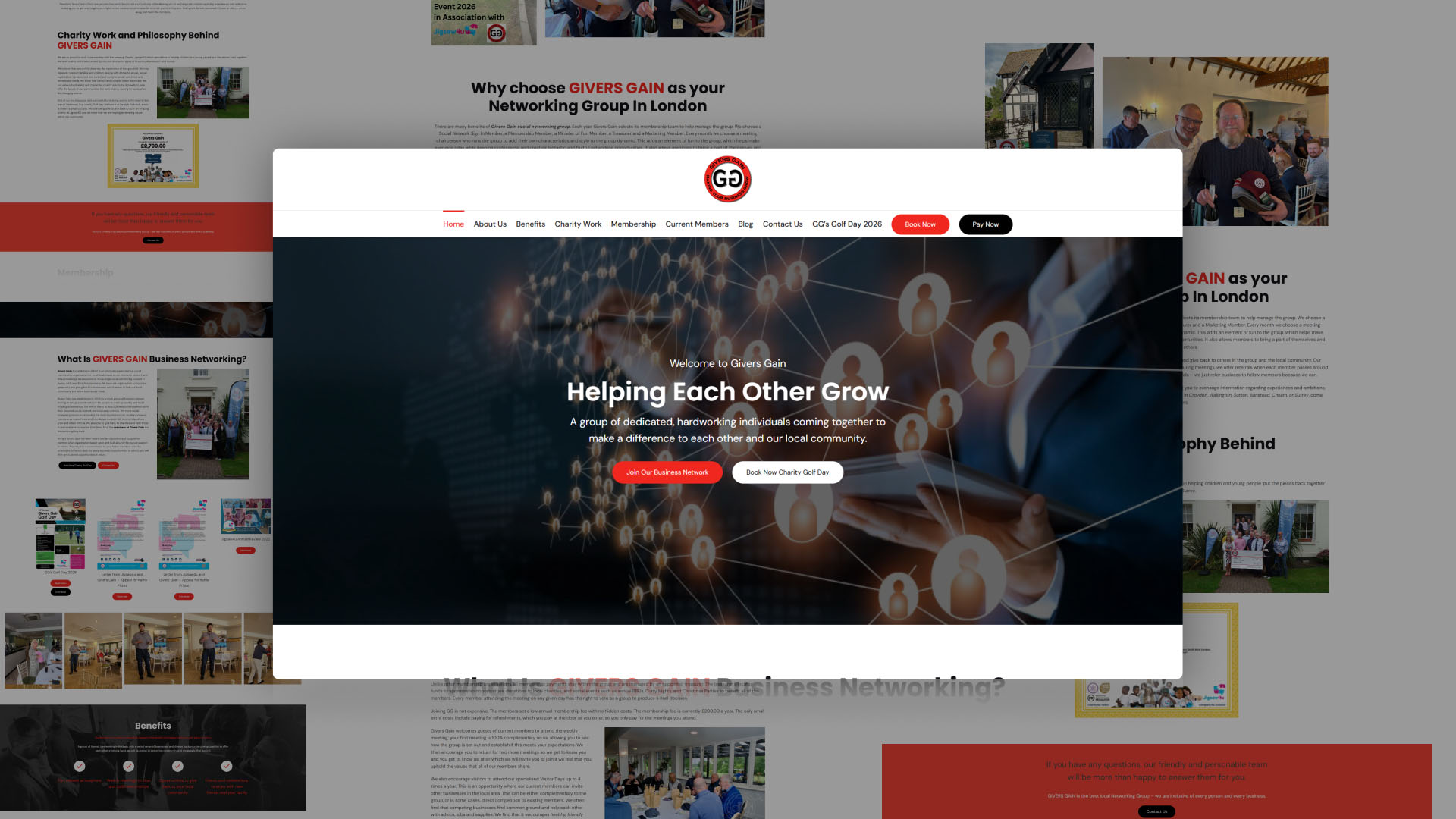 Givers Gain website