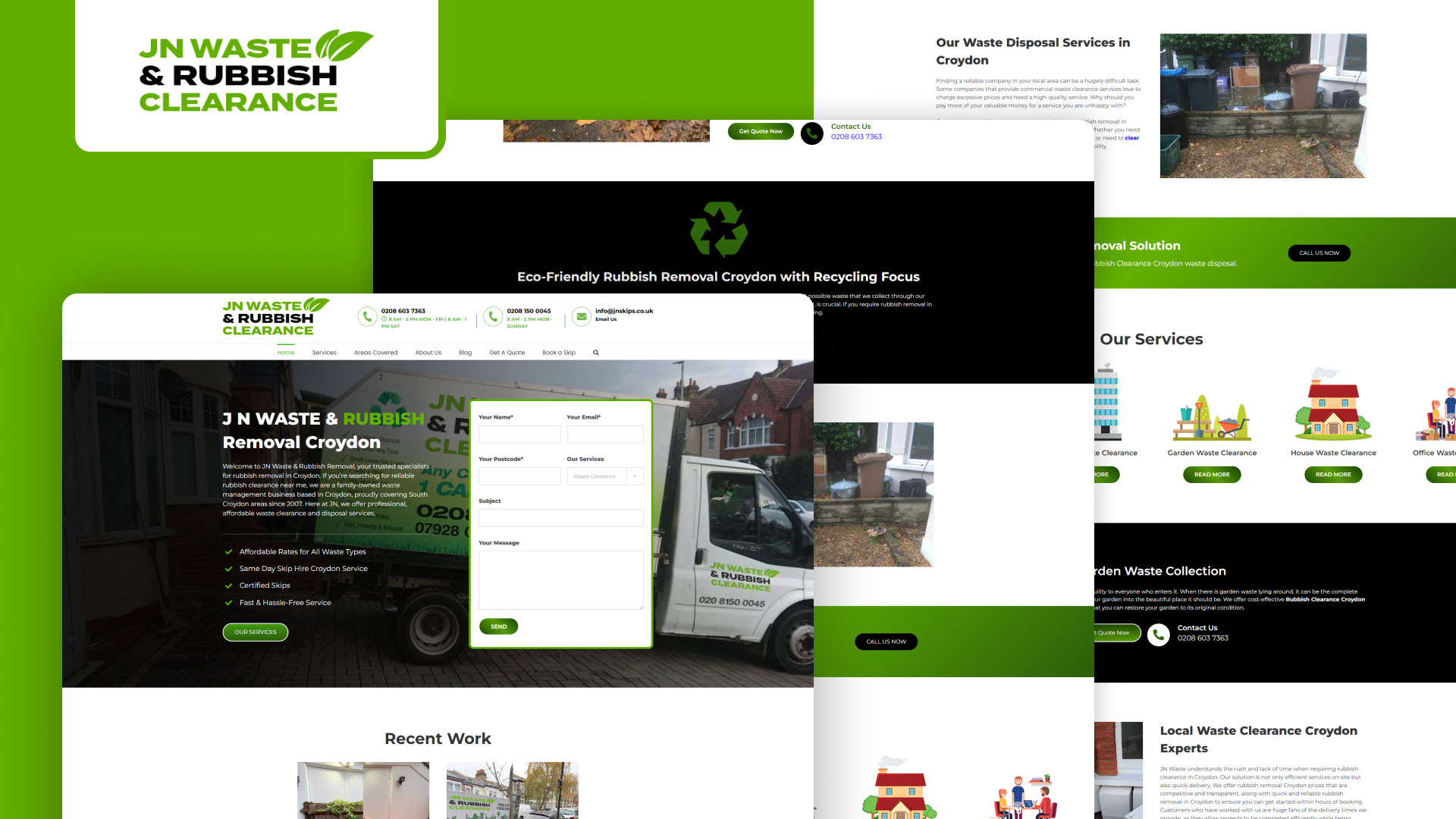 J N Waste website
