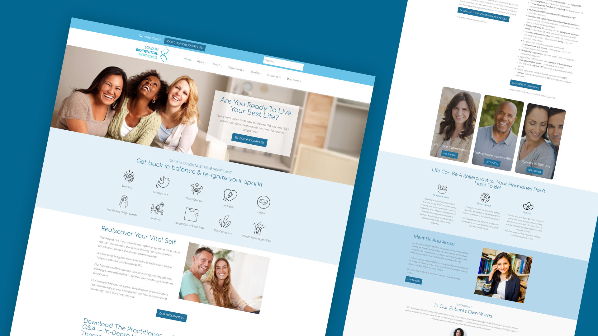 London Bioidentical Hormones website