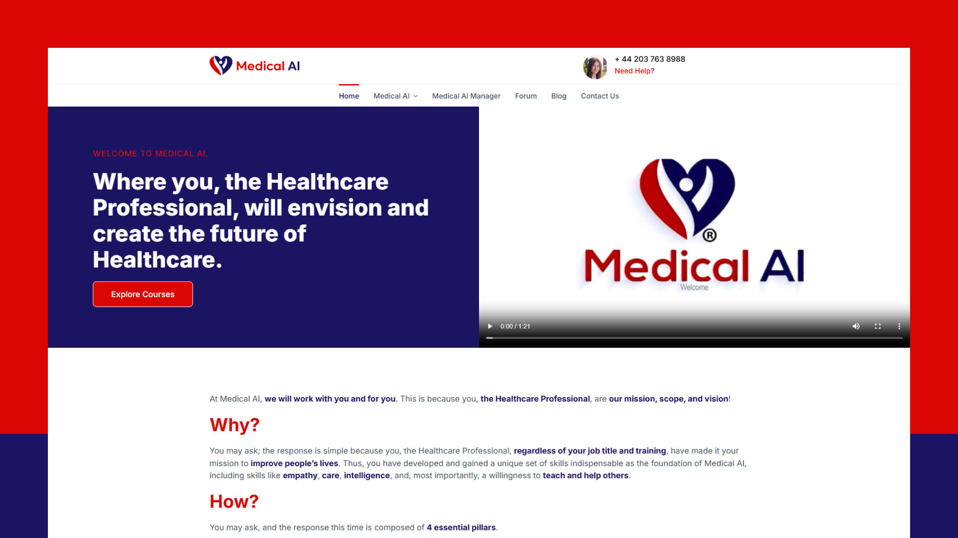 Medical AI Ltd website