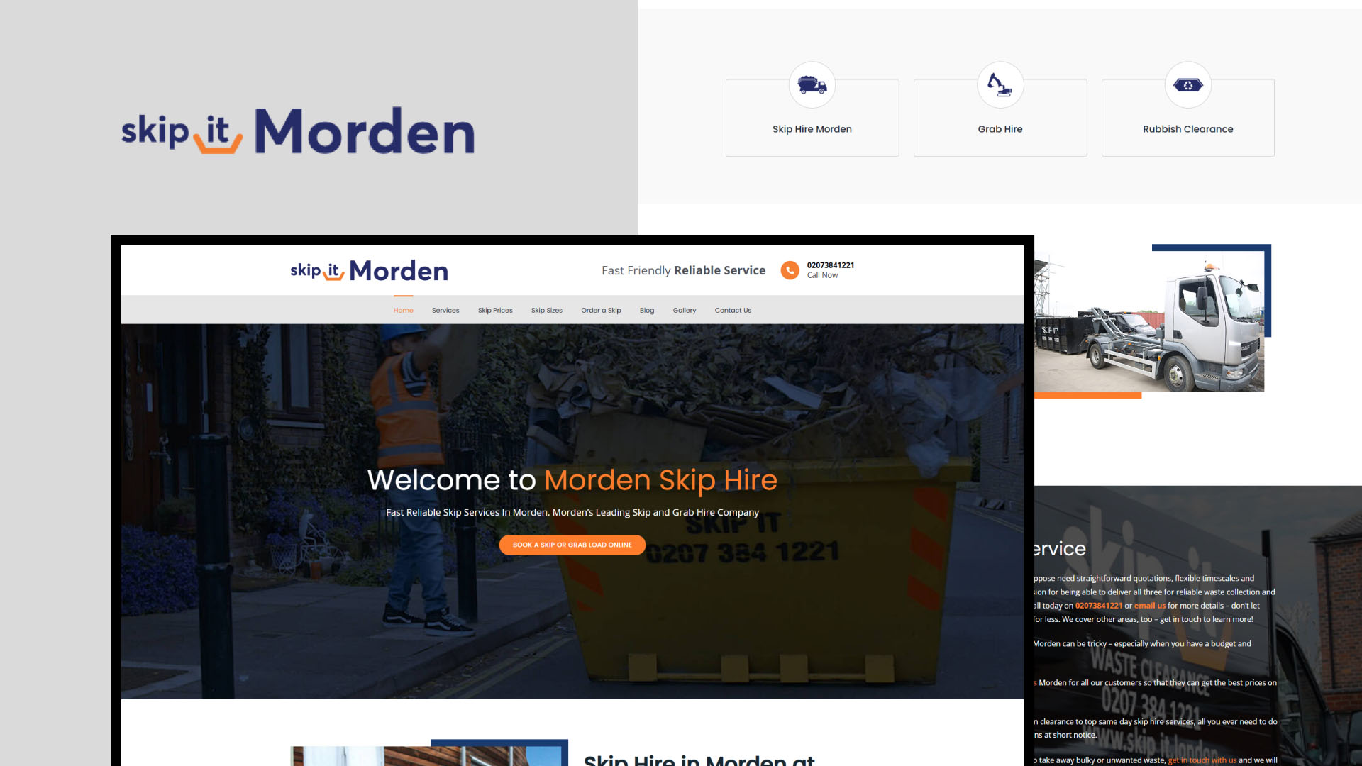 Morden Skip Hire website