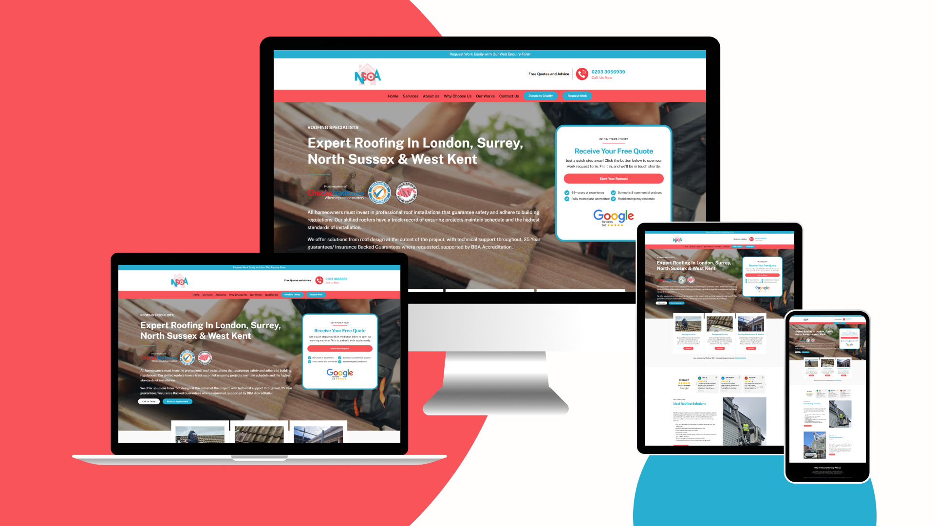 Nsoa Roofing website