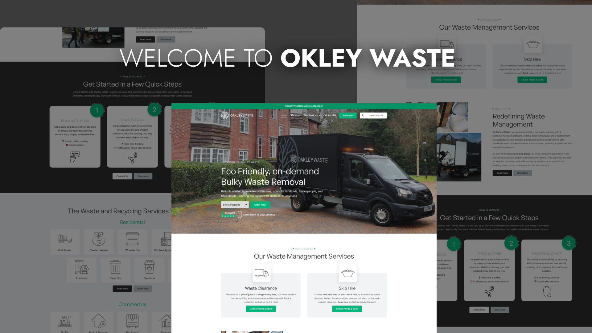 Oakley Waste website