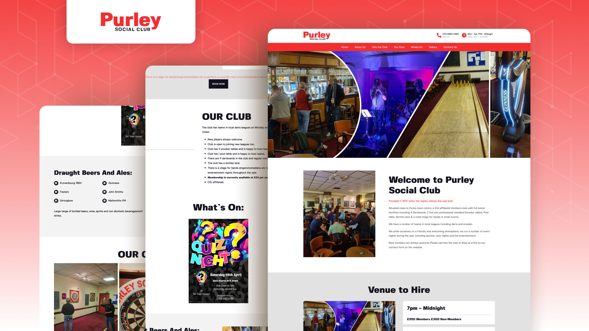 Purley Social Club website