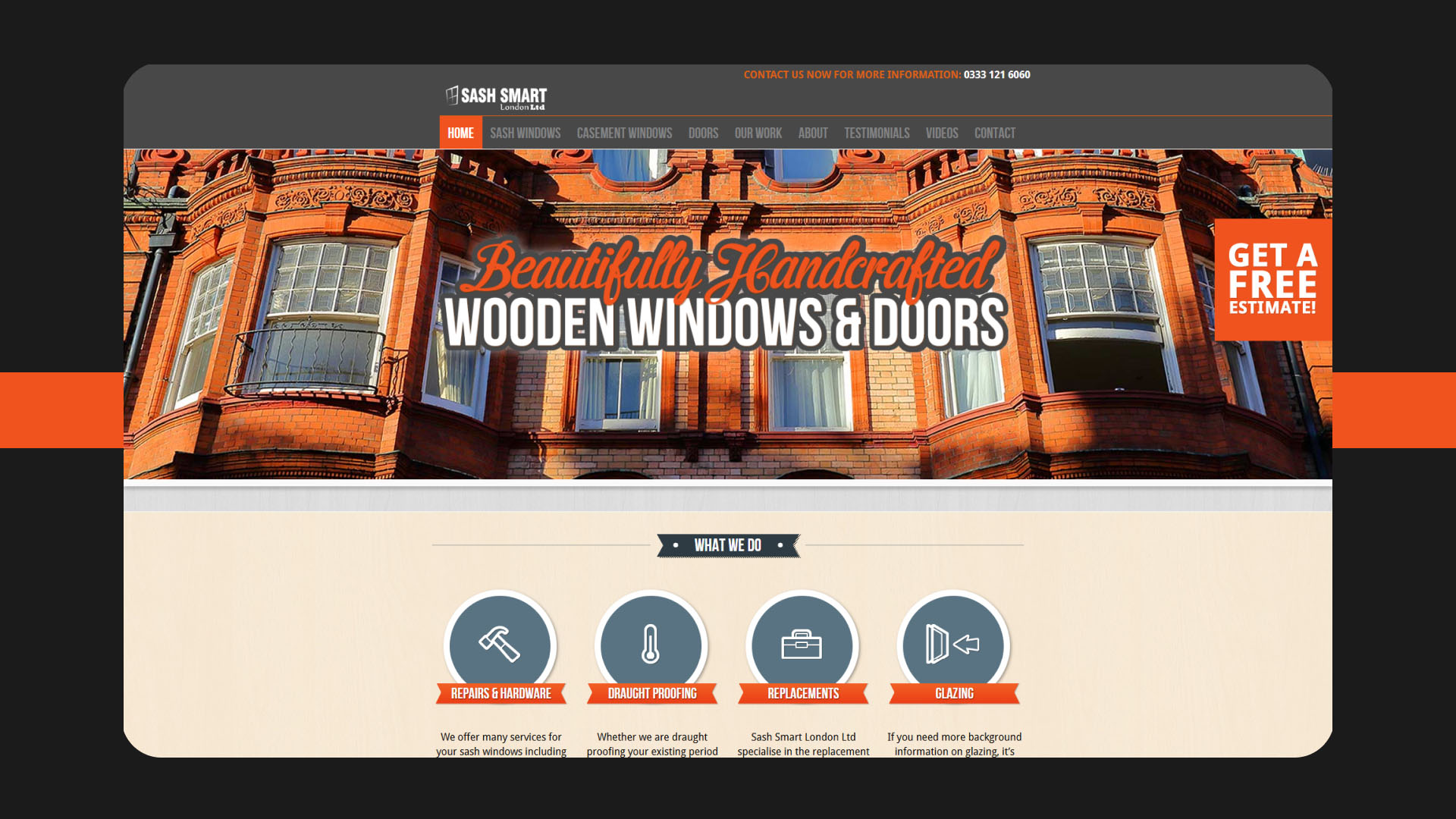 Sash Smart website