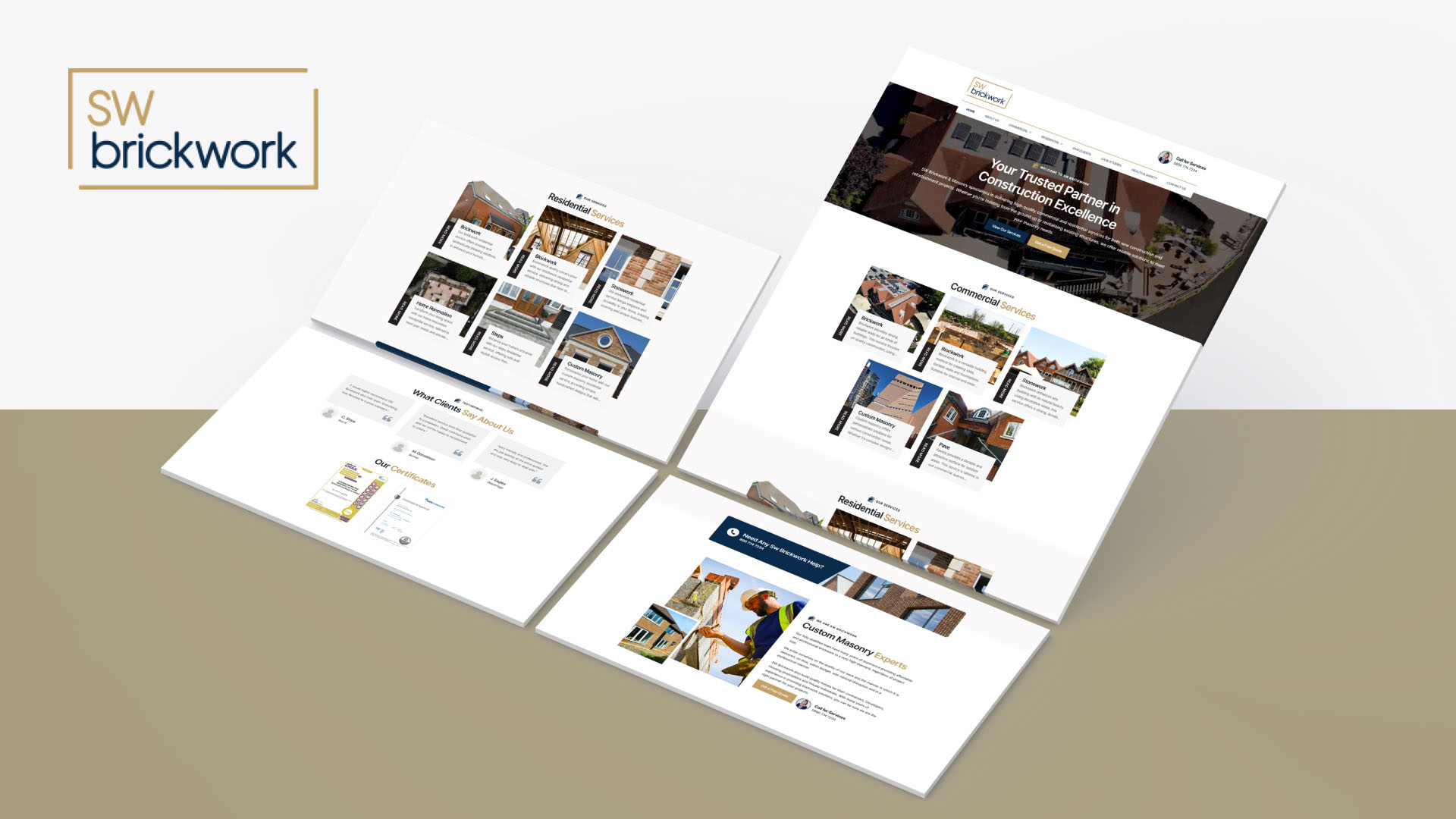 SW Brick Work website
