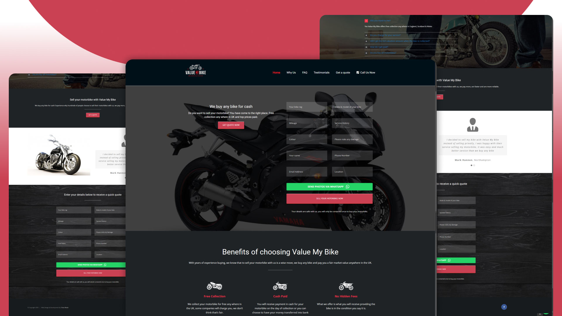 Value My Bike website