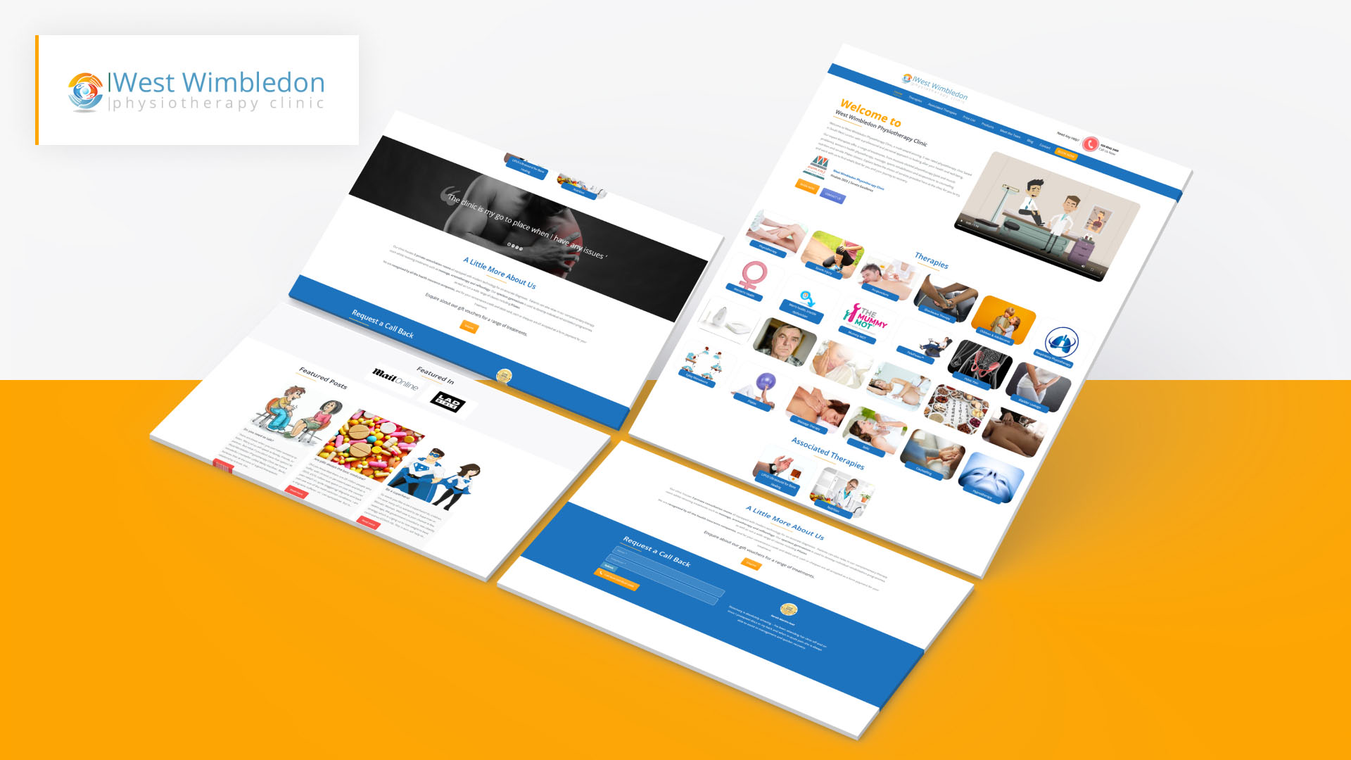 West Wimbledon Physiotherapy Clinic website