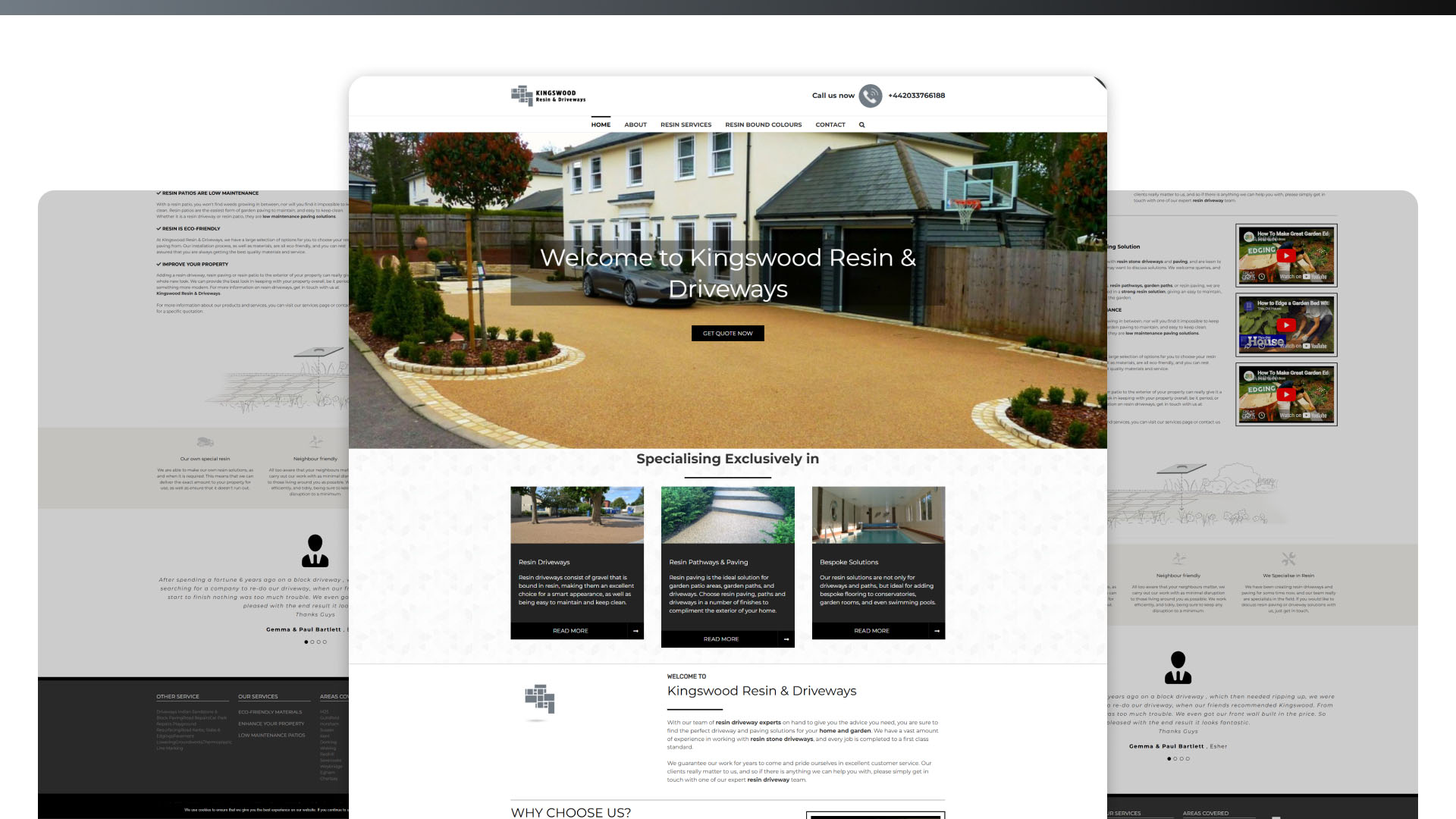 Kingswood Resin Driveways website